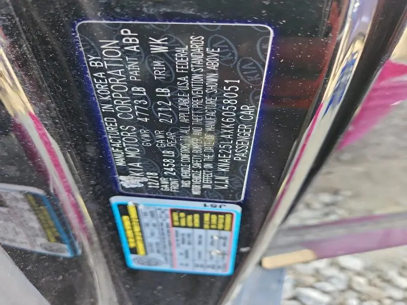 2019 KIA STINGER PREMIUM  