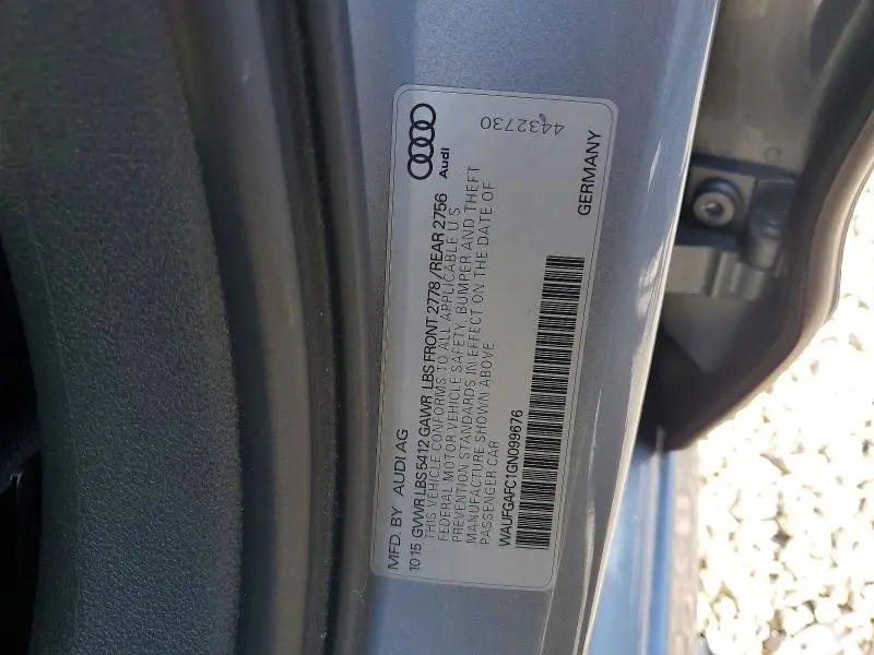 2016 AUDI A6 PREMIUM PLUS  