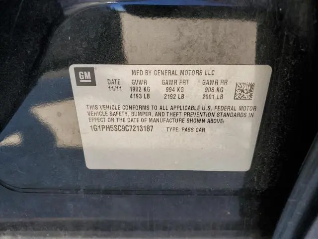 2012 CHEVROLET CRUZE LTZ  