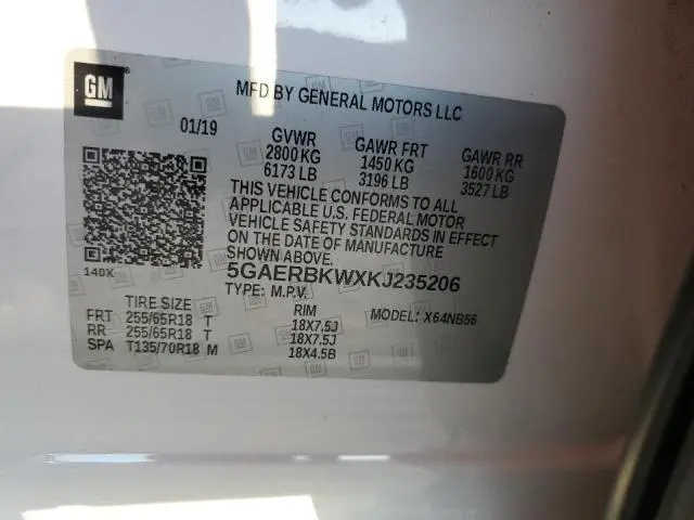 2019 BUICK ENCLAVE ESSENCE  