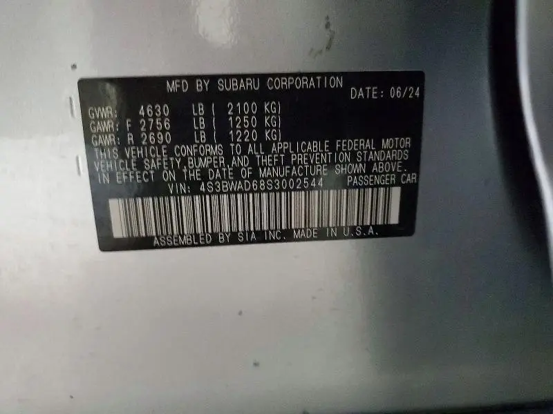 2025 SUBARU LEGACY PREMIUM  