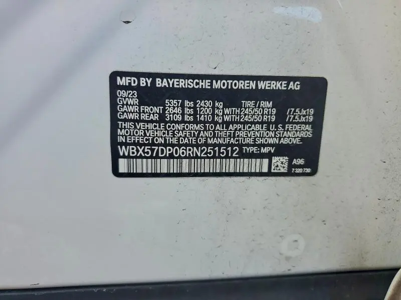 2024 BMW X3 XDRIVE30I  