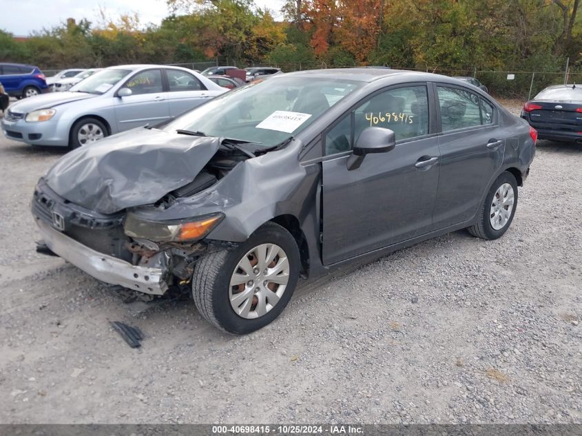 2012 HONDA CIVIC SDN LX