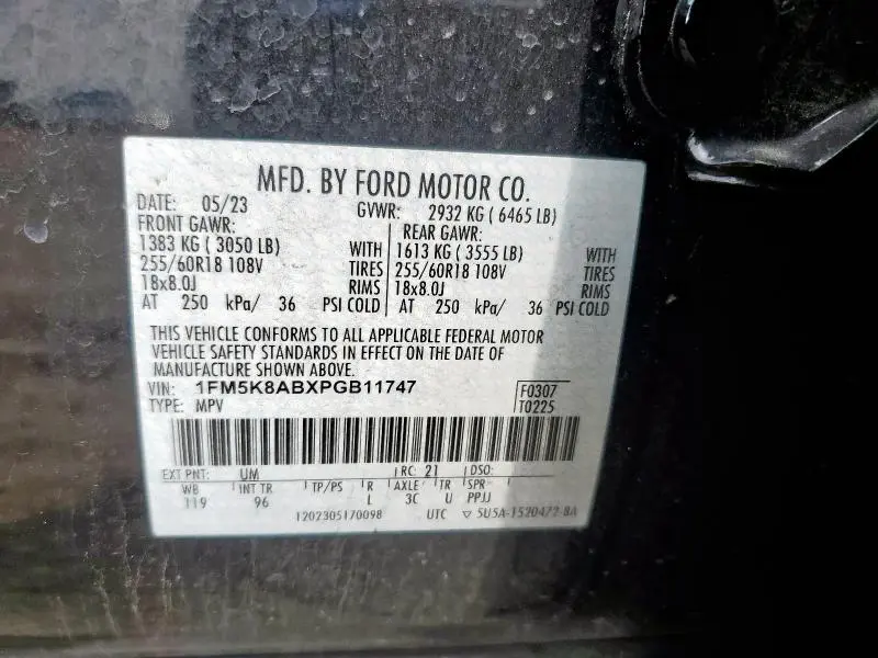 2023 FORD EXPLORER POLICE INTERCEPTOR  