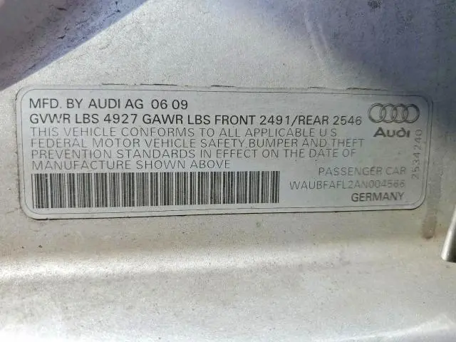 2010 AUDI A4 PREMIUM  