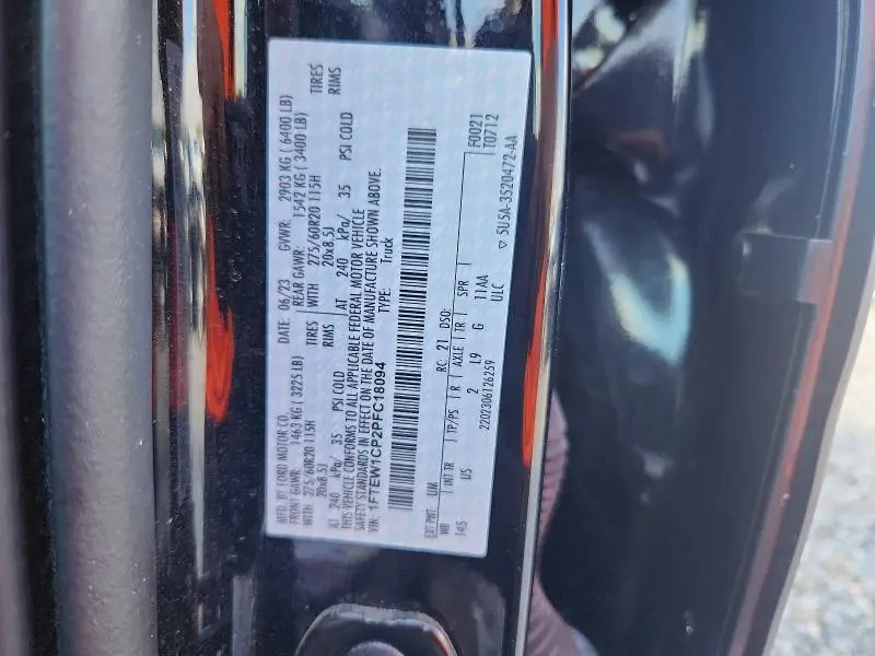 2023 FORD F150 SUPERCREW  