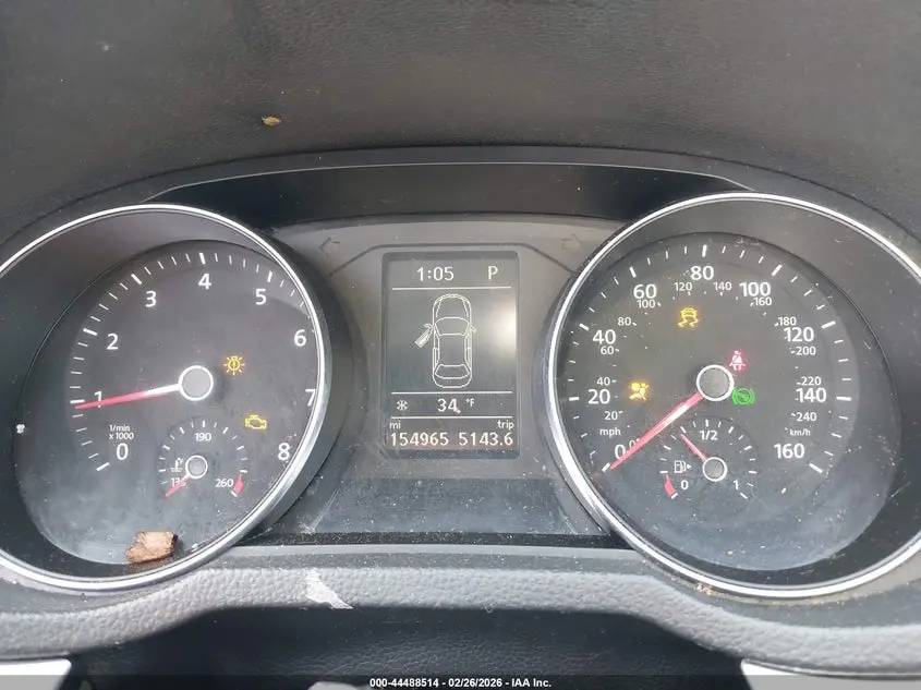 2016 VOLKSWAGEN PASSAT 1.8T S