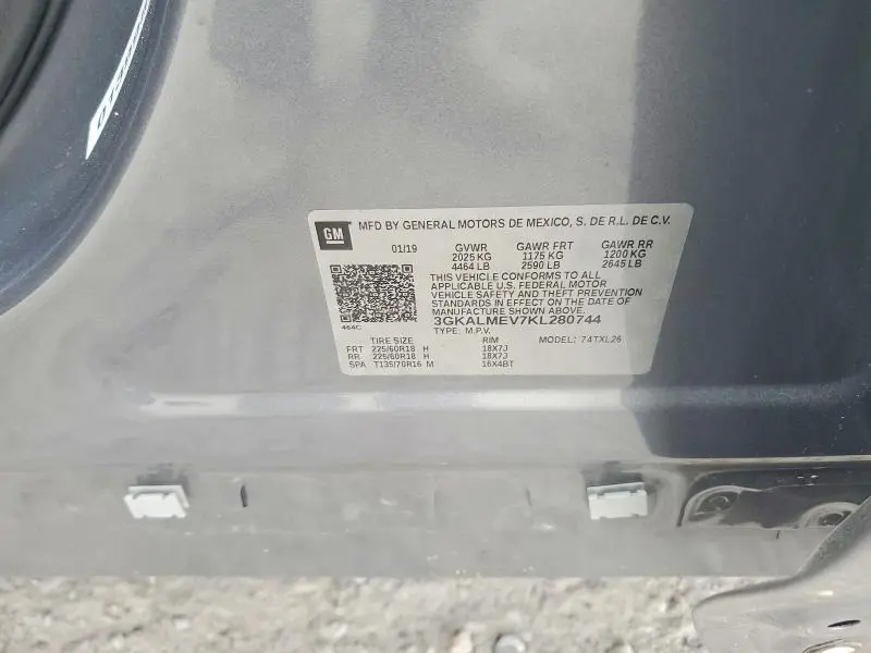 2019 GMC TERRAIN SLE  