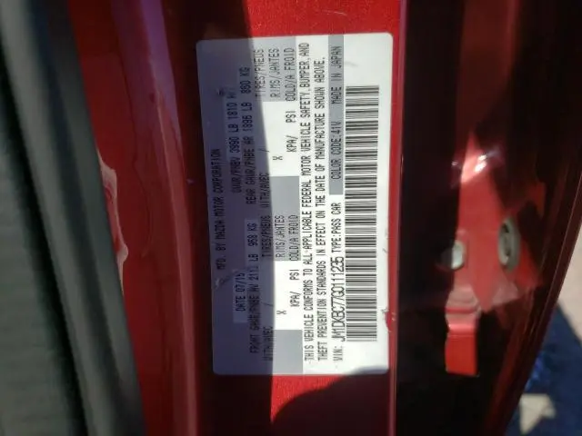 2016 MAZDA CX-3 TOURING  