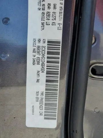 2013 DODGE CHARGER SXT