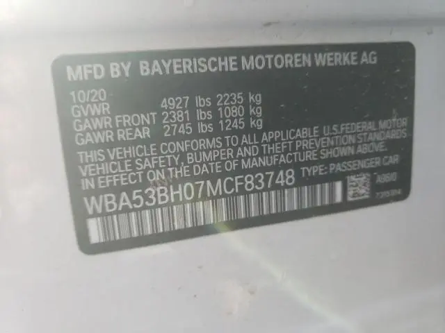 2021 BMW 530 I