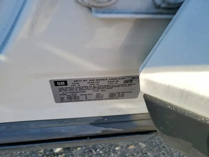 2022 CHEVROLET TRAX 1LT  