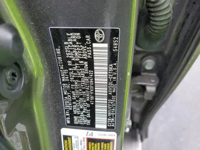 2015 TOYOTA CAMRY LE  