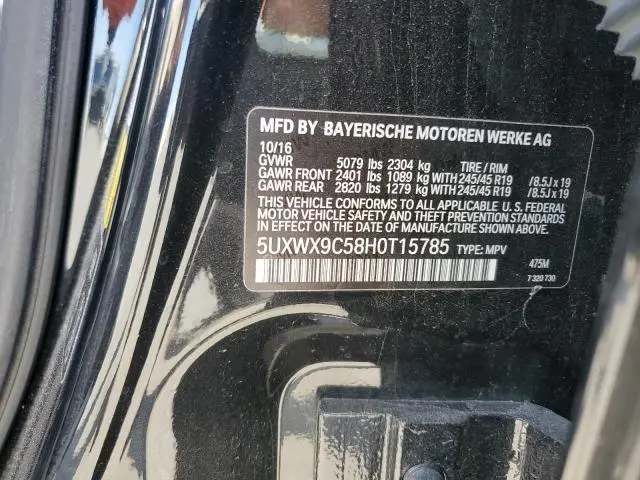 2017 BMW X3 XDRIVE28I  