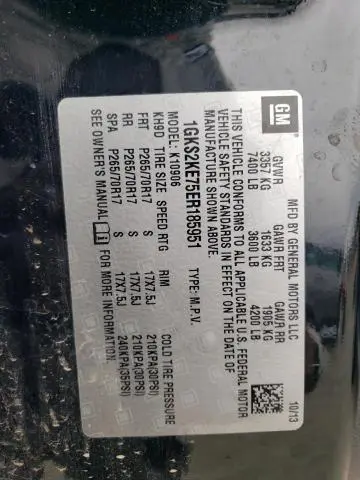 2014 GMC YUKON XL K1500 SLT  