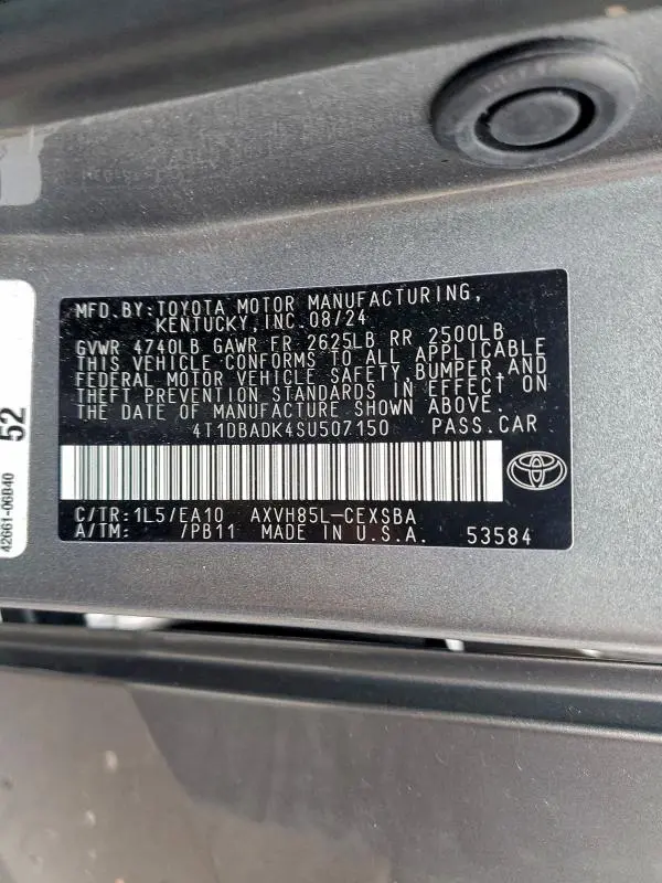 2025 TOYOTA CAMRY XSE  