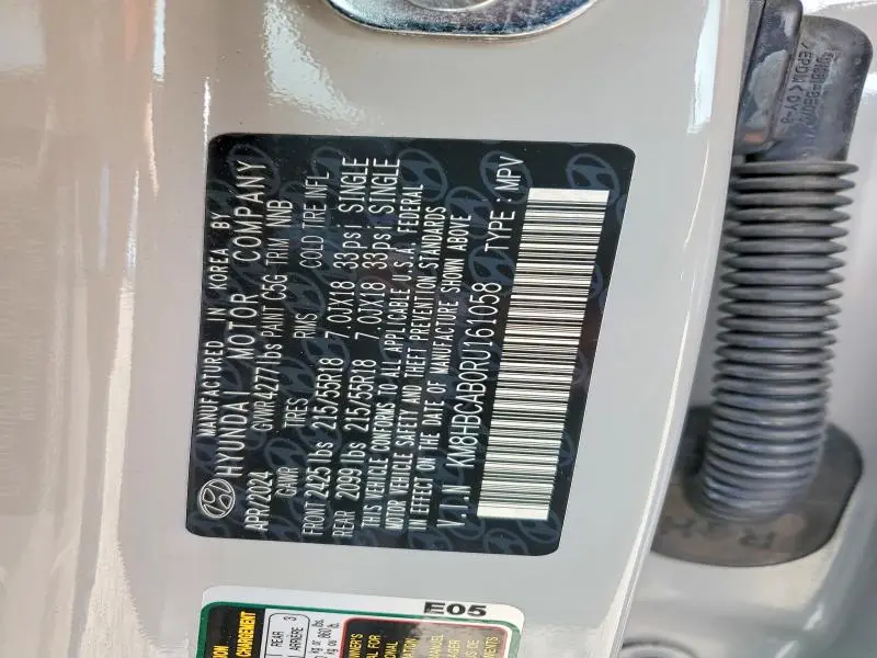 2024 HYUNDAI KONA SEL  