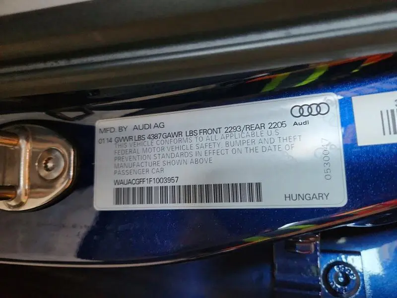 2015 AUDI A3 PREMIUM  