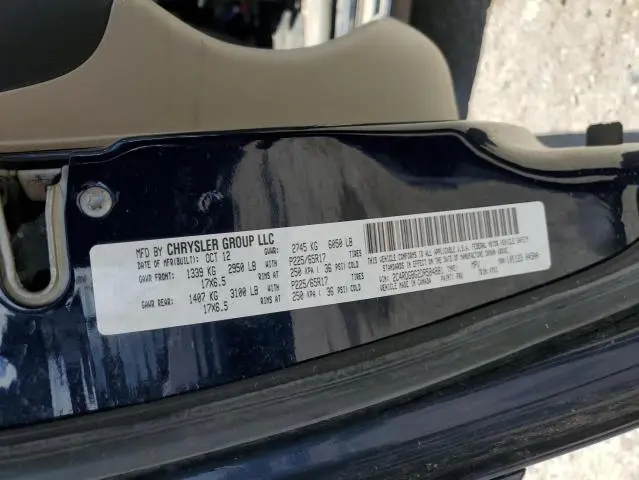 2013 DODGE GRAND CARAVAN SE  