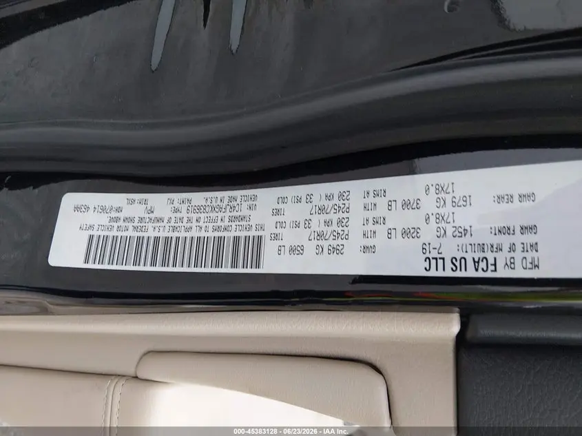 2019 JEEP GRAND CHEROKEE LAREDO E 4X4