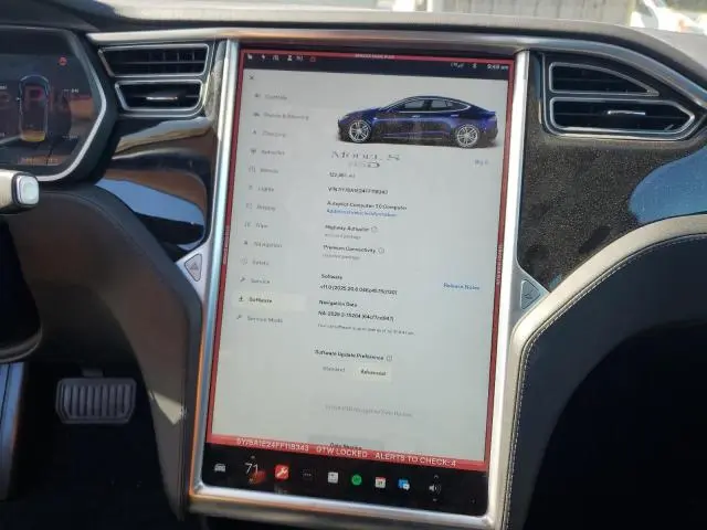 2015 TESLA MODEL S   