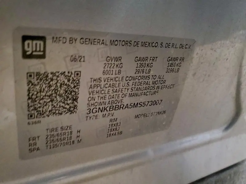 2021 CHEVROLET BLAZER 1LT  