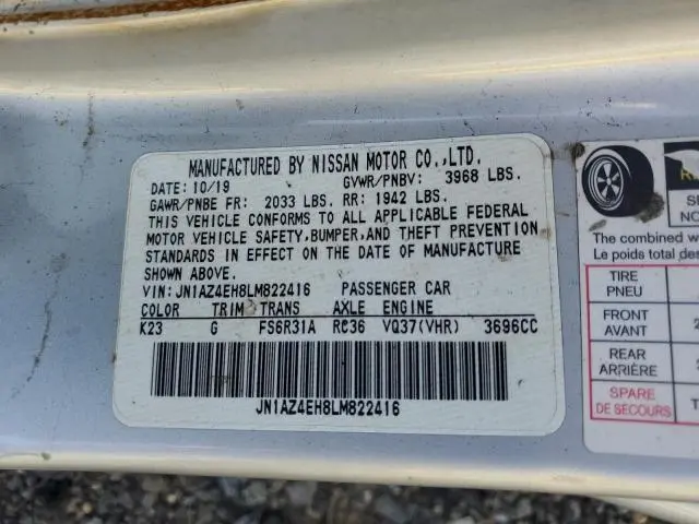 2020 NISSAN 370Z BASE  