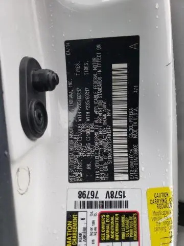 2014 TOYOTA SIENNA LE  