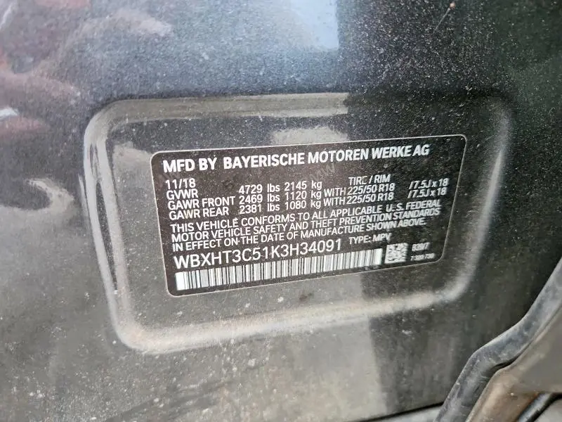 2019 BMW X1 XDRIVE28I  