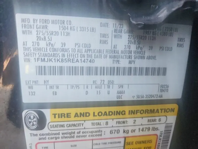 2024 FORD EXPEDITION MAX LIMITED  