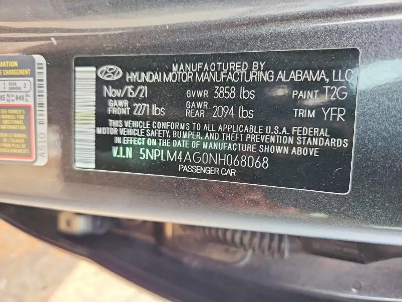 2022 HYUNDAI ELANTRA SEL  