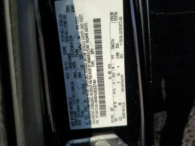 2013 FORD ESCAPE TITANIUM  