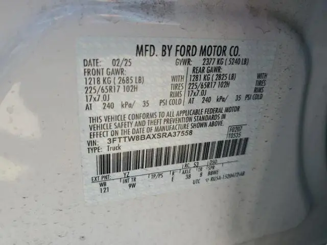 2025 FORD MAVERICK XL  