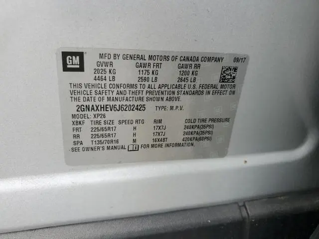 2018 CHEVROLET EQUINOX LS  