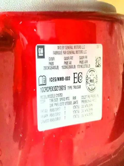 2013 CHEVROLET SILVERADO C1500  