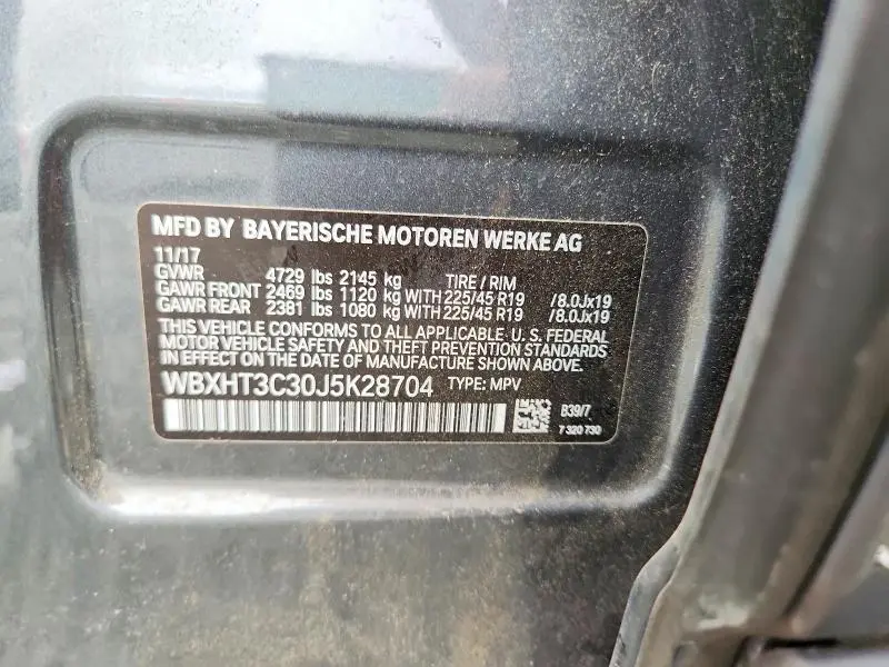 2018 BMW X1 XDRIVE28I  