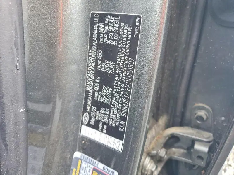 2023 HYUNDAI TUCSON SEL  