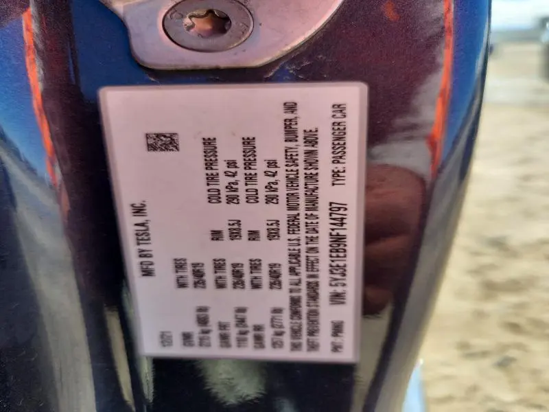 2022 TESLA MODEL 3   