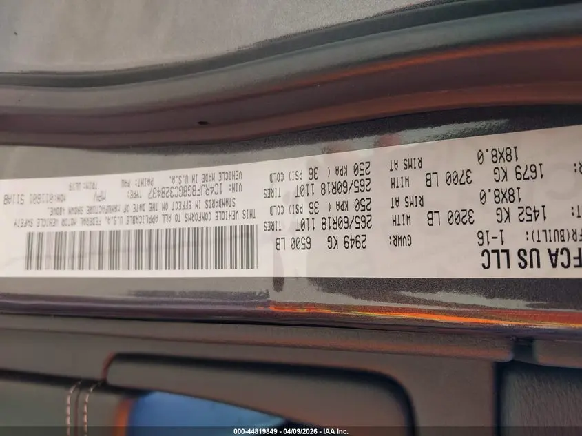 2016 JEEP GRAND CHEROKEE LIMITED