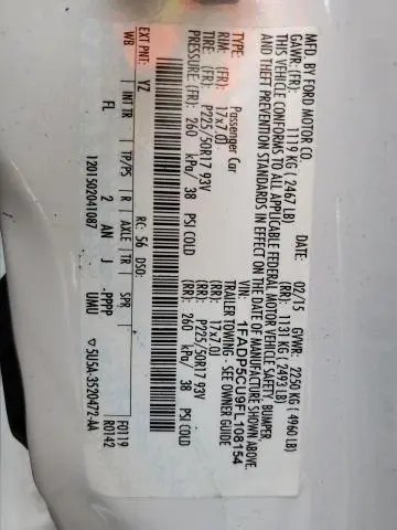 2015 FORD C-MAX PREMIUM SEL  