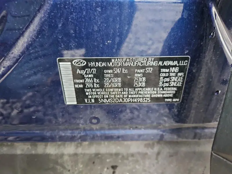 2023 HYUNDAI SANTA FE SEL  