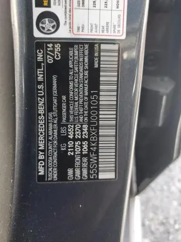 2015 MERCEDES-BENZ C 300 4MATIC  