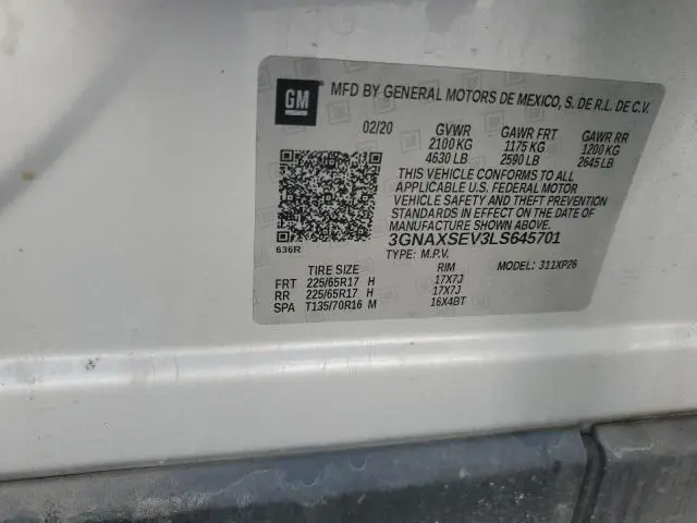 2020 CHEVROLET EQUINOX LS