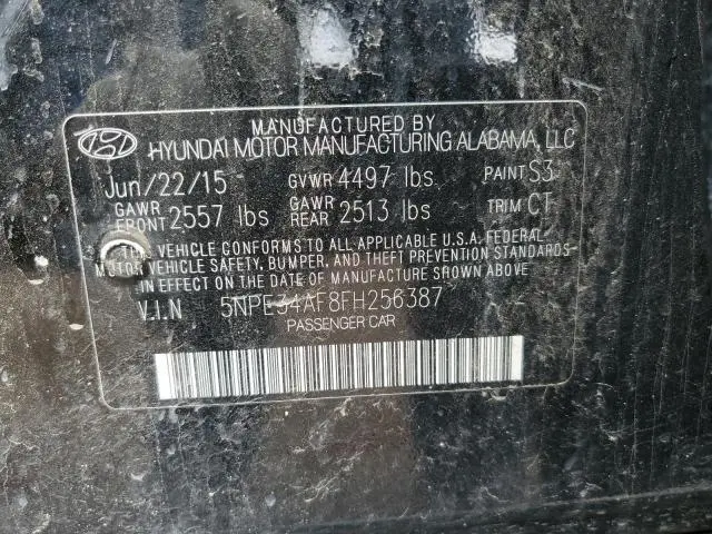 2015 HYUNDAI SONATA SPORT  