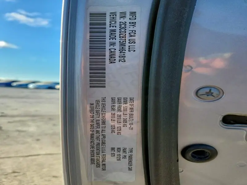 2021 DODGE CHALLENGER R  