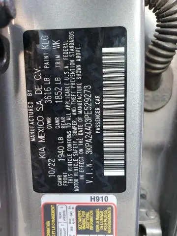 2023 KIA RIO LX  