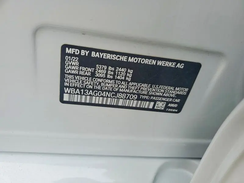 2022 BMW 530E   