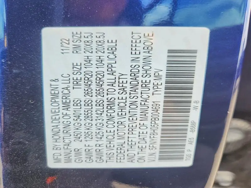 2023 HONDA PASSPORT ELITE  