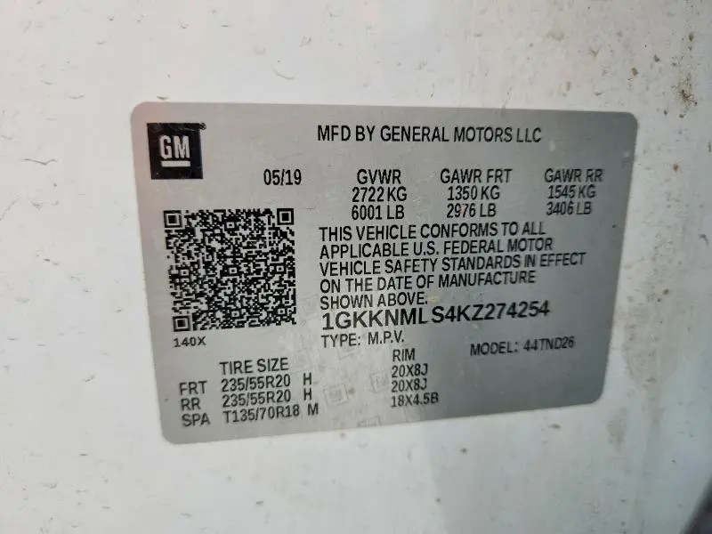 2019 GMC ACADIA SLT-1  