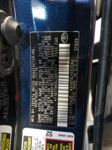 2020 TOYOTA CAMRY SE